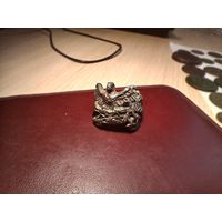 Старый перстень Орел на мото