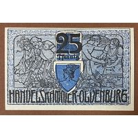 Нотгельд 25 пфеннигов 1918 год Ольденбург. Веймарская республика