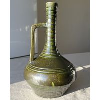 Ваза кувшин керамика ГДР винтаж 22 х 14см