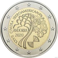 2 евро 2020 Андорра Иберо-Американский Саммит в Андорре BU