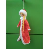 Ватная елчная игрушка