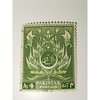 Марка Пакистан 1951 год 4-я годовщина независимости