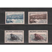 Французские Антарктические Территории-1956(Мих.4-7) , * , Морская Фауна