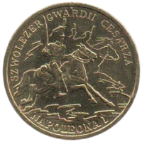 Республика Польша (III Речь Посполитая). 2 злотых 2010. История польской кавалерии - Легкая кавалерия гвардии Наполеона I.