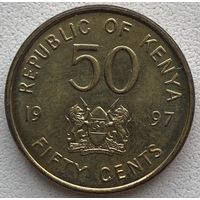 Кения 50 центов 1997 г.