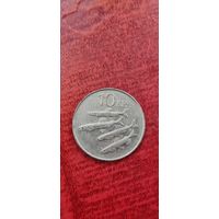 Исландия 10 крон 1984