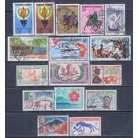 [2808] Дагомея. 16 гашеных марок.