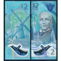 Барбадос 2 доллара 2022 год, UNC