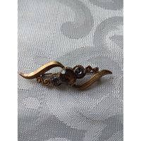 Серебряная брошь 875пробы .В реставрацию.