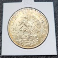 25 песо 1968 Мексика! Летние Олимпийские игры 1968, Мехико! Серебро 22,50 грамм 720 пробы 0,521 унции! Состояние! ВОЗМОЖЕН ОБМЕН!