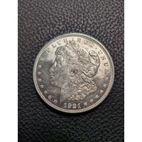 Доллар Морган 1921г Отличный!