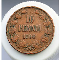 10 пенни 1908