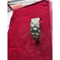 Кольцо старинное с углублениями