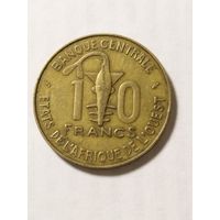 Западная Африка ВСЕАО 10 франков 1982