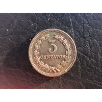 Сальвадор. 3 сентаво, 1974. С 20 копеек. Распродажа коллекции. Смотрите другие лоты.