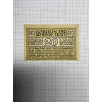 20 геллеров (нотгельды) Австрия.-2512