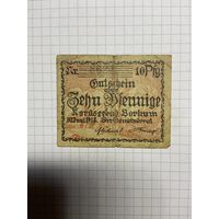 Нотгельд 10 пфеннигов 1921 год. -2712