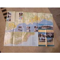 Туристическая карта-путеводитель , Алупка, 2014г.