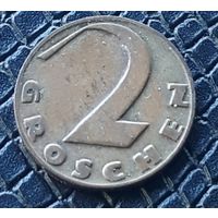 2 гроша 1934 Австрия (малый тираж)