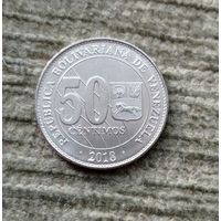 Werty71 Венесуэла 50 сентимо 2018