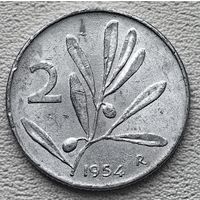 Италия 2 лиры 1954