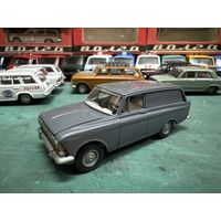 Москвич 433 редкий темно-серый. Пластик без хрома времен голодной Перестройки. Пятничный вечер в синих, голубых и серых тонах.