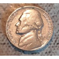 5 центов 1953 США МД Денвер