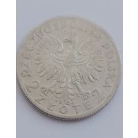 2 злотых 1934г.