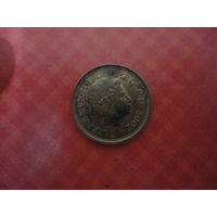 1 пенни Англия 2002 год