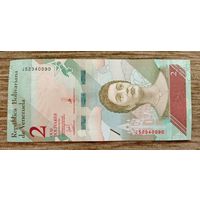 Werty71 Венесуэла 2 боливара 2018 UNC банкнота