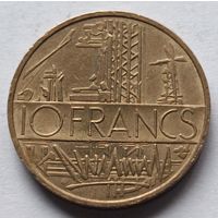 Франция. 10 франков 1977 года.