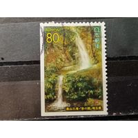 Япония, 1995. Водопад Курояма-сан-таки. Mi-1,5 евро гаш.