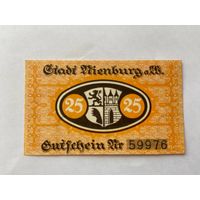 Нотгельд 25 пфеннигов Виленбург. Веймарская республика - 1602