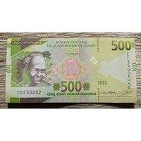 Werty71 Гвинея 500 франков 2022 UNC банкнота
