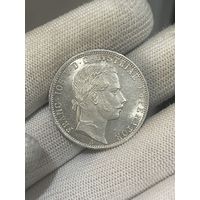 Флорин 1861 яркий шб. красивый ярки UNC .много лотов. видео по запросу