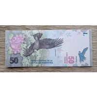 Werty71 Аргентина 50 песо 2018 UNC банкнота птица андский кондор