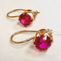 Серьги золотые 583 проба ссср ВИНТАЖ