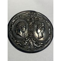 Редкая мемориальная медаль Луи-Филипп и Мари Амели 1830 г.