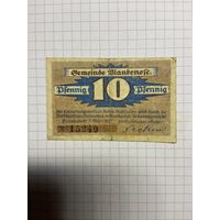 Нотгельд 10 пфеннигов 1921 год. -2712