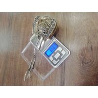 Серебряные сервировочные щипцы 800 пробы вес 86.89 гр Смотрите другие мои лоты не дорого