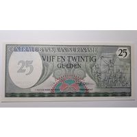 Суринам, 25 гульденов 1985 г. UNC.