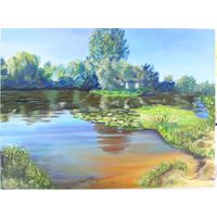 Картина Заводь Масло