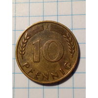 10 пфеннигов Германия 1971 J