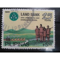 Филиппины, 1988. 50 лет Handelsbank, фермеры, здание фабрики