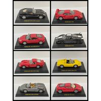 Модель Ferrari Deagostini 1/43 Одним лотом 8 шт. С рубля