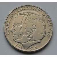 Швеция, 1 крона 1984 г.