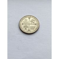 25 центов 2019 г., Национальный исторический парк Миссии Сан-Антонио, штат Техас, США