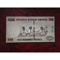 500 франков Руанда 2019 г.