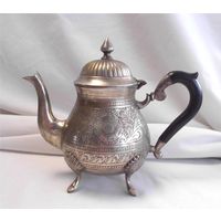 Кофейник 800 мл Чайник Латунь Серебрение Англия