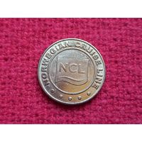 Игровой жетон. Норвежские круизные линии.